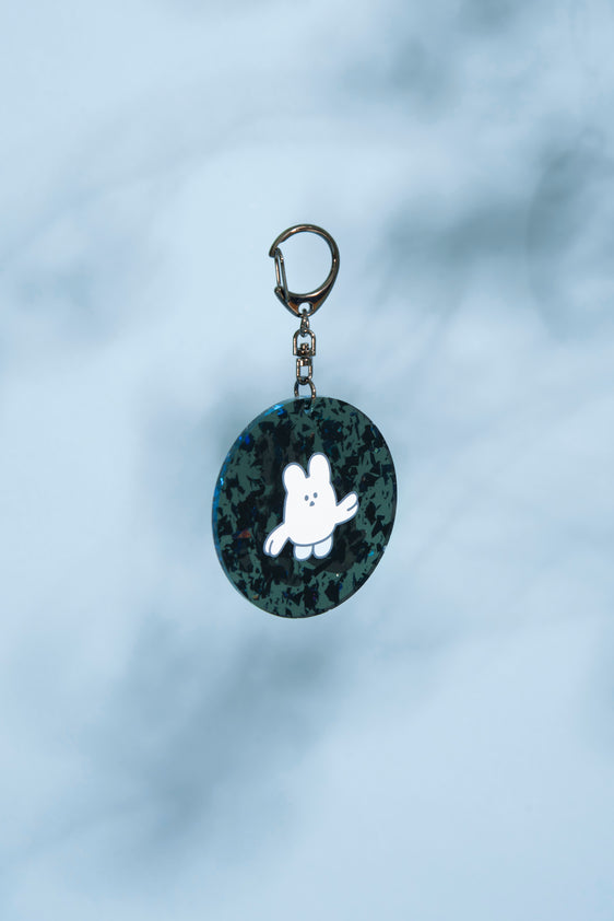 "I Am a Fluff" Keychain [Io & the Jupiterian]